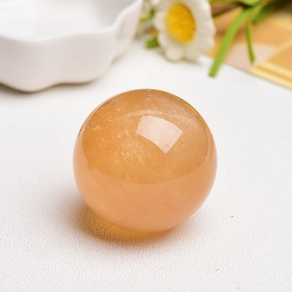 Crystal Ball Polished Globe Massaging Ball Reiki Healing Stone